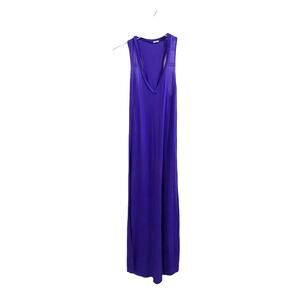 Monrow Purple Racerback‎ Basic Casual Everyday Lightweight Tank Maxi Dress Small